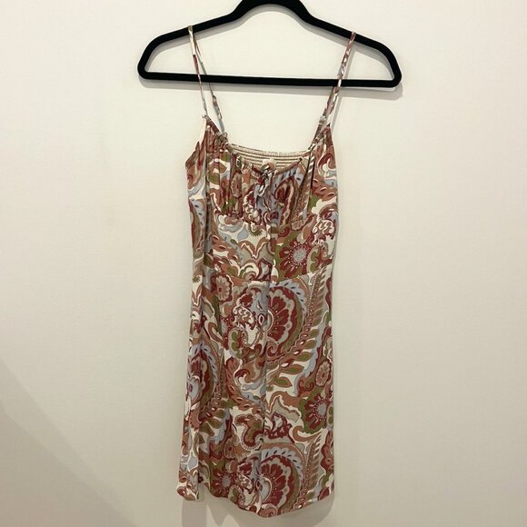 Wilfred/Aritzia Paisley Mini Dress, Size 2 - Picture 1 of 4